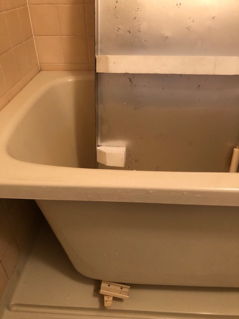 東大阪　浴室浴槽エプロン内クリーニング After画像